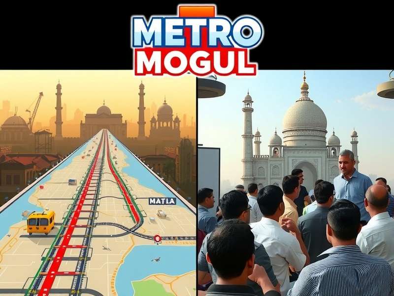 Metro Mogul player guide showing optimal station placement in Bangalore